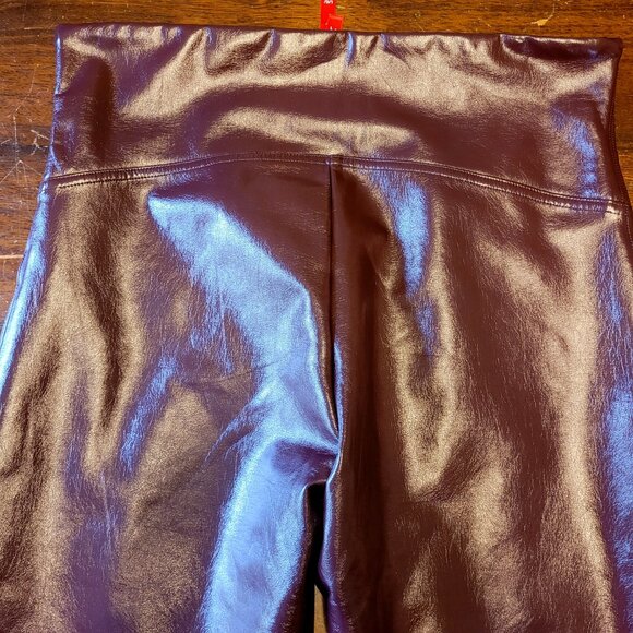 SPANX x Revolve Faux Patent Leather Leggings - Picture 9 of 12